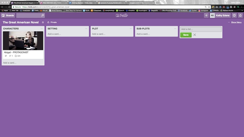 How to use Trello to storyboard your novel