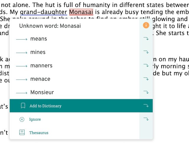 add a word to your dictionary prowritingaid