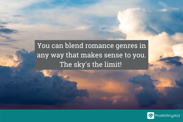 Blending romance genres