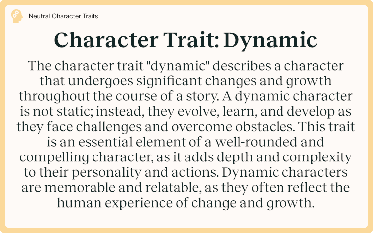 Character Trait Dynamic