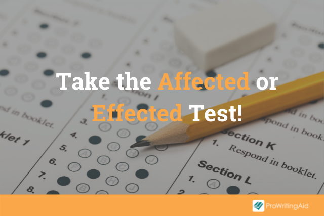 Image showing test for effected vs affected