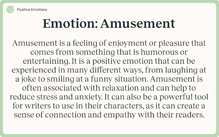 Emotion Amusement