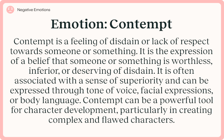 Emotion Contempt