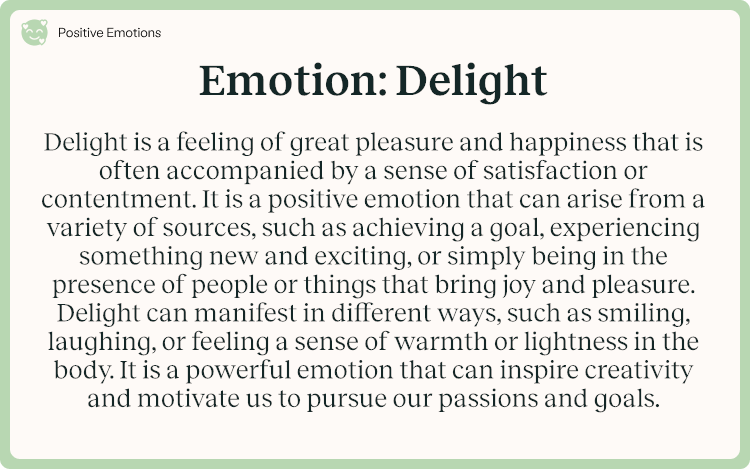 Emotion Delight