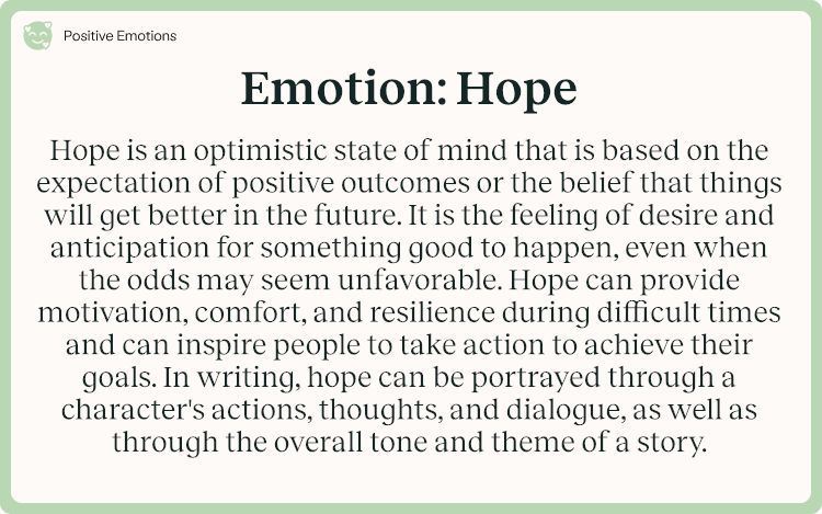 Emotion Hope