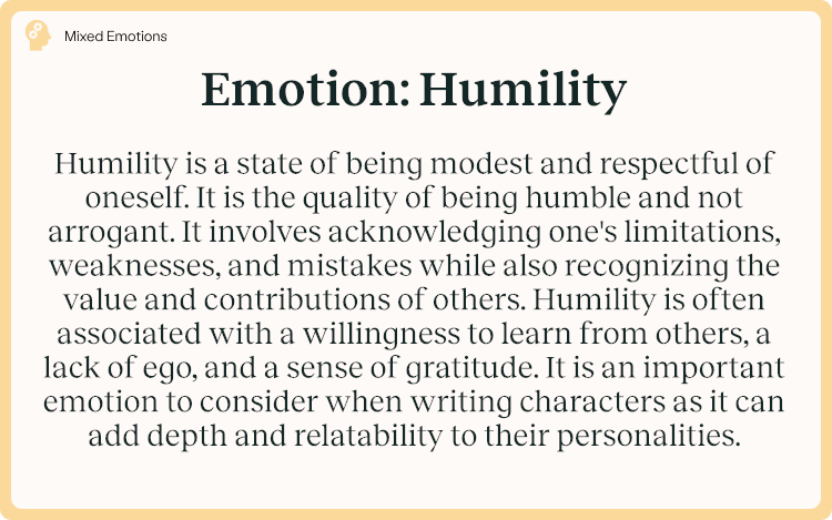 Emotion Humility