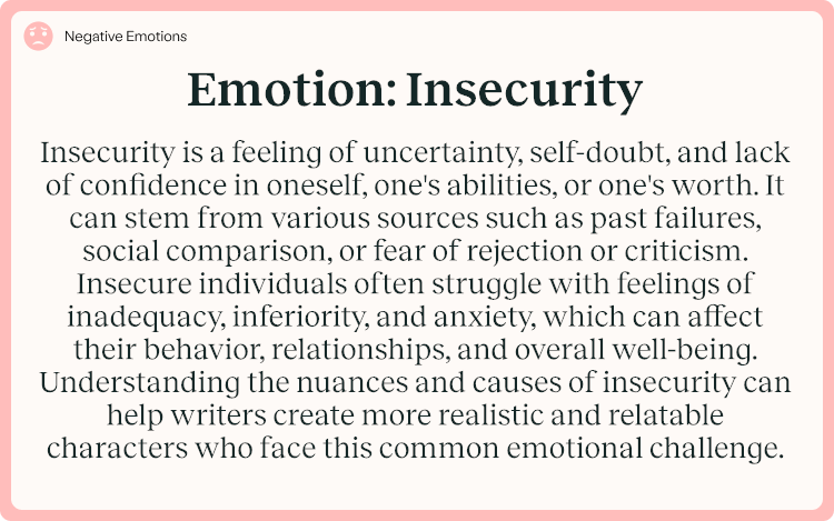 Emotion Insecurity