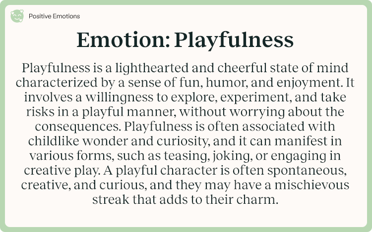 Emotion Playfulness