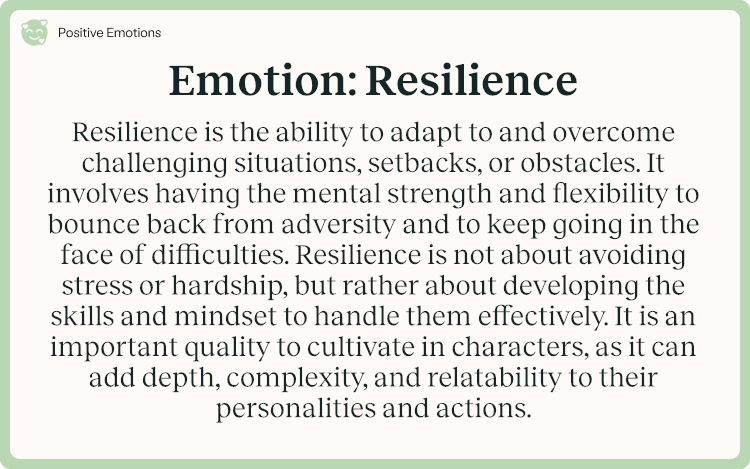 Emotion Resilience