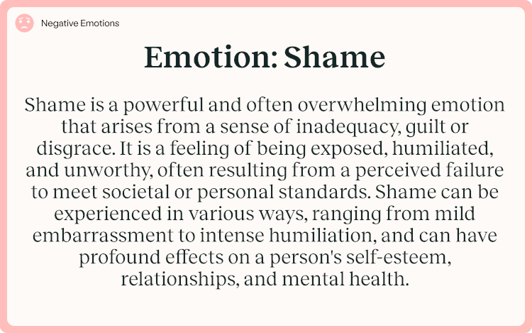 Emotion Shame