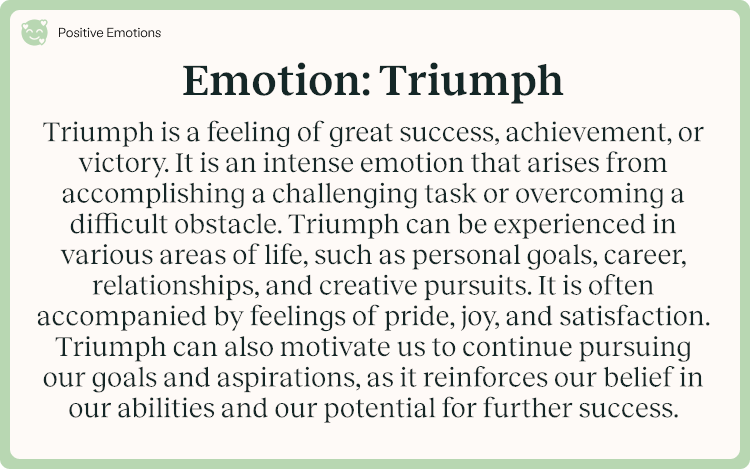 Emotion Triumph