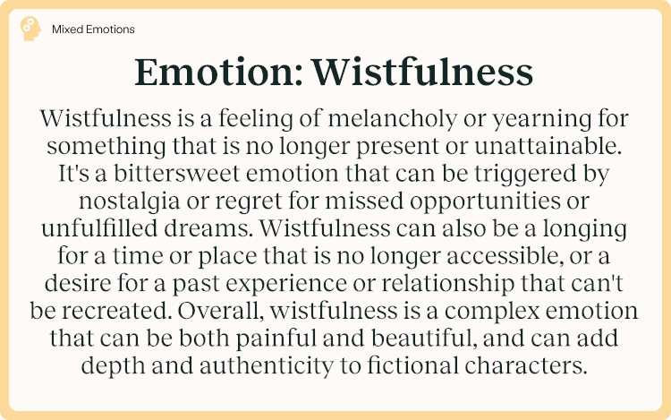 Emotion Wistfulness