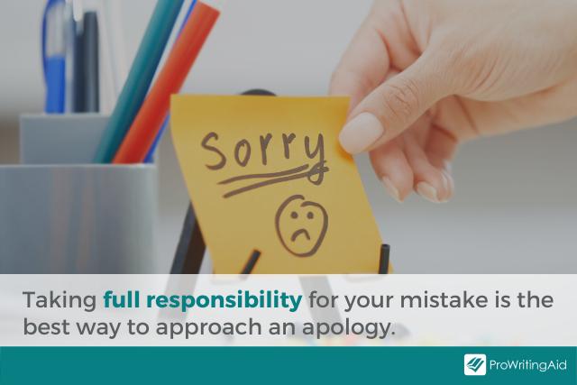 Image showing reason to take full responsibility