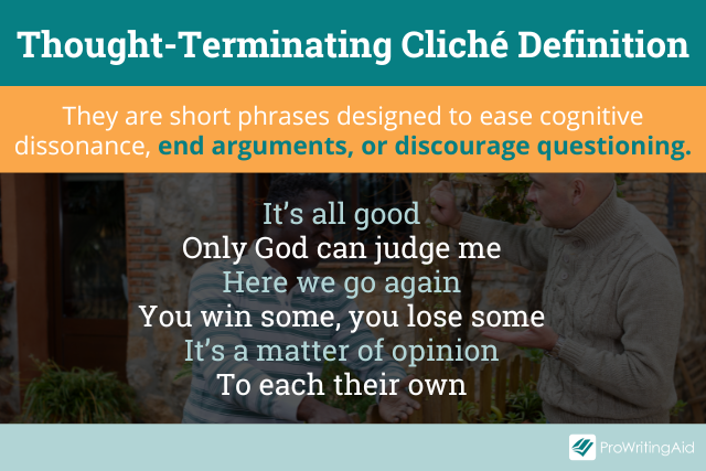 thought-terminating cliche definition