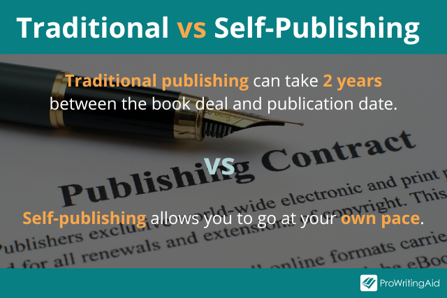 self publishing vs traditional publishing