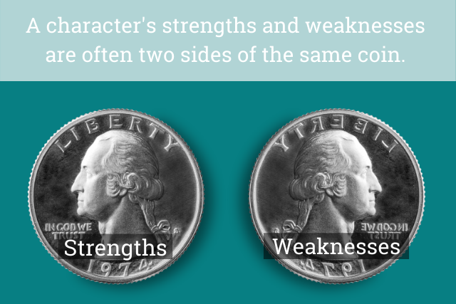 Strengths and weaknesses are two sides of the same coin