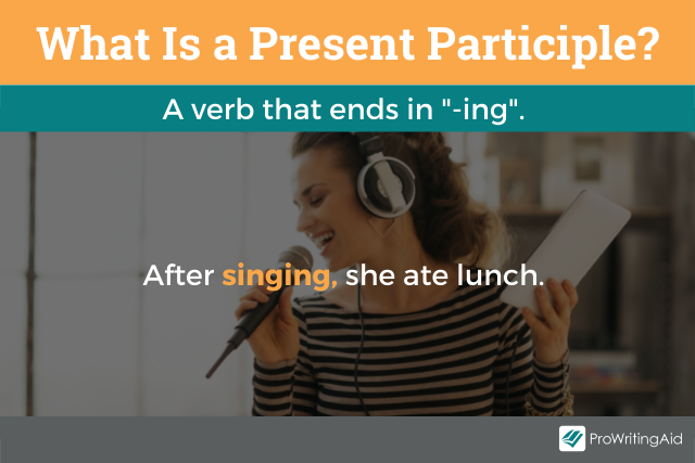 What is a present participle