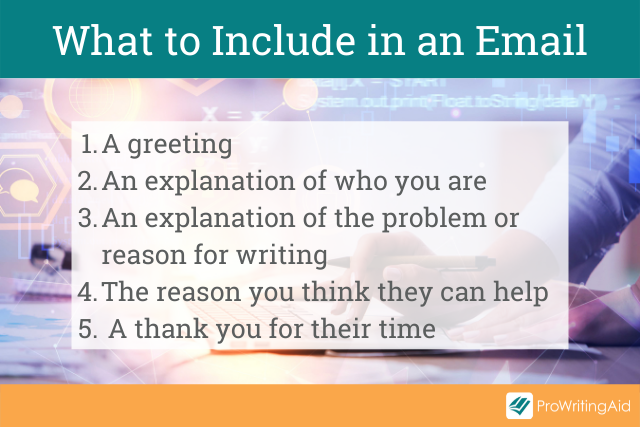 How to write an e-mail