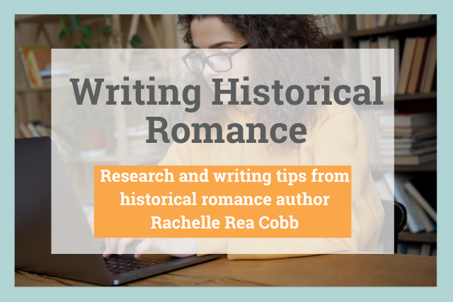 Cover art for writing historical romance article